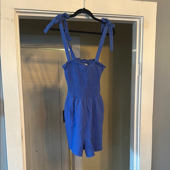 NWT Old Navy Blue Romper - Picture 1 of 4